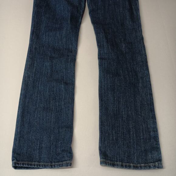 Levi Strauss Signature Jeans Women’s 2M 26x32 Mid Rise Straight Stretch Blue - Picture 6 of 7